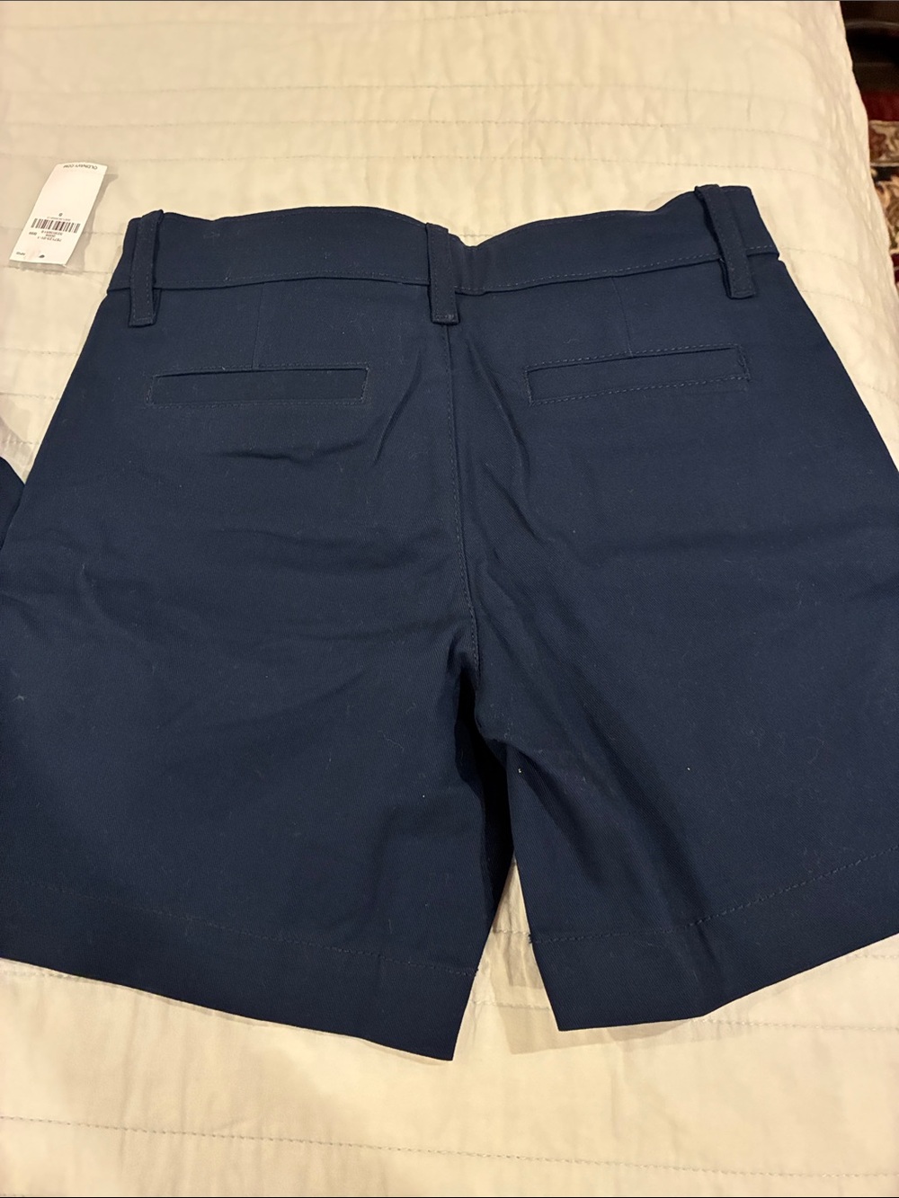 Lot of 2 NWT Old Navy - Ink Blue girls shorts, sz 8 - Picture 5 of 6